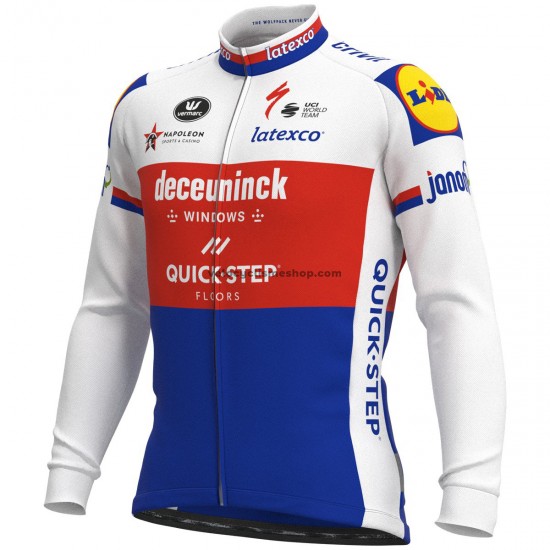 Maillot Cyclisme 2021 Deceuninck–Quick-Step Manches Longues M005