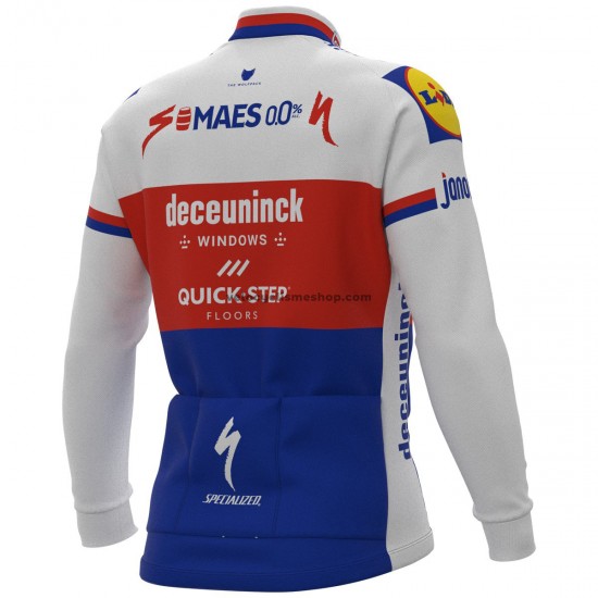 Maillot Cyclisme 2021 Deceuninck–Quick-Step Manches Longues M005