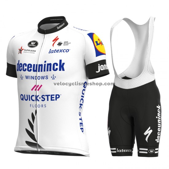 Tenue Maillot + Cuissard à Bretelles 2021 Deceuninck–Quick-Step M006