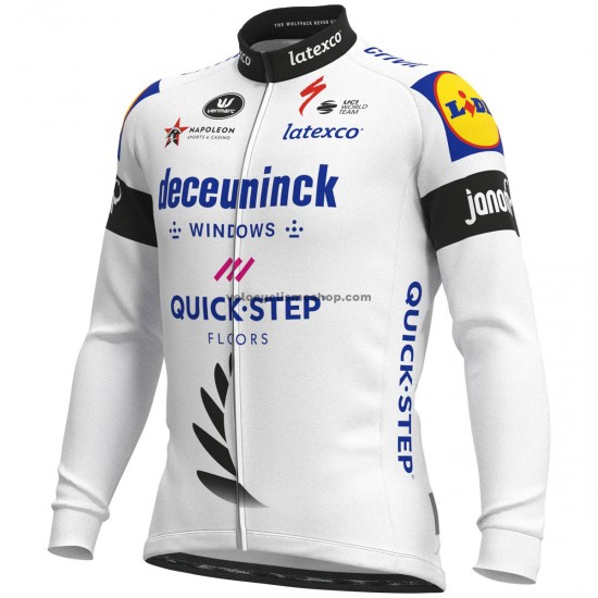 Maillot Cyclisme 2021 Deceuninck–Quick-Step Manches Longues M006