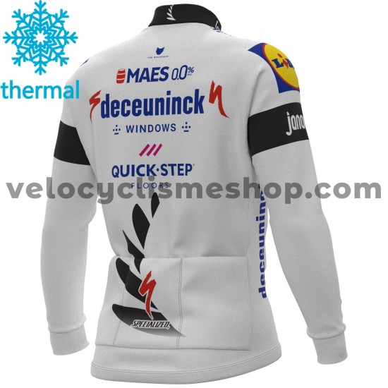 Maillot Cyclisme 2021 Deceuninck–Quick-Step Hiver Thermal Fleece M006