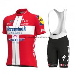 Tenue Maillot + Cuissard à Bretelles 2021 Deceuninck–Quick-Step M007
