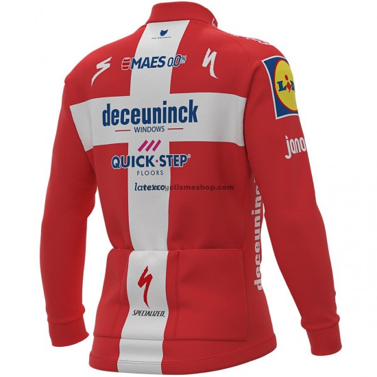 Maillot Cyclisme 2021 Deceuninck–Quick-Step Manches Longues M007