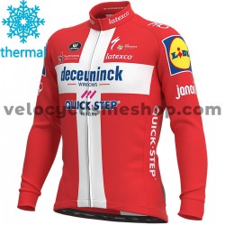 Maillot Cyclisme 2021 Deceuninck–Quick-Step Hiver Thermal Fleece M007