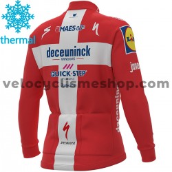 Maillot Cyclisme 2021 Deceuninck–Quick-Step Hiver Thermal Fleece M007