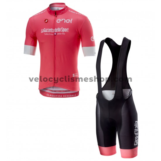 Tenue Maillot + Cuissard à Bretelles 2018 Tour d'Italie M002