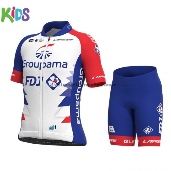 Tenue Maillot + Cuissard 2021 Groupama-FDJ Enfant M001