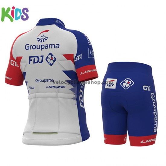 Tenue Maillot + Cuissard 2021 Groupama-FDJ Enfant M001
