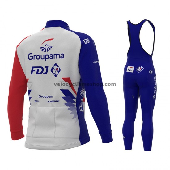 Tenue Maillot M/L + Collant à Bretelles 2021 Groupama-FDJ M001
