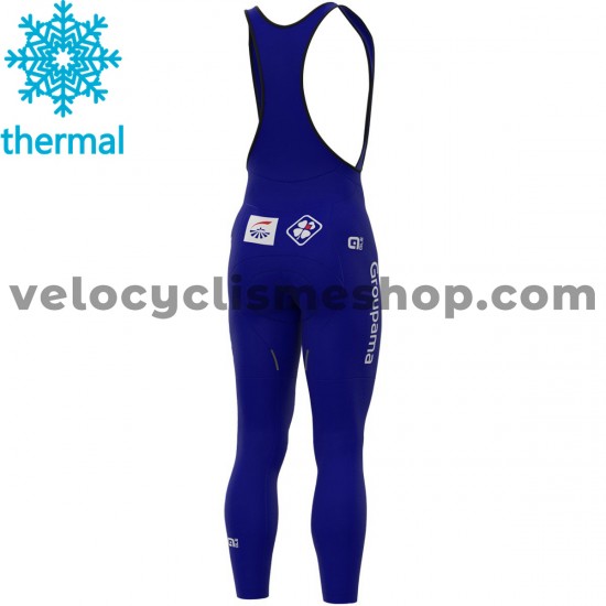 Collant à Bretelles 2021 Groupama-FDJ Hiver Thermal Fleece M001