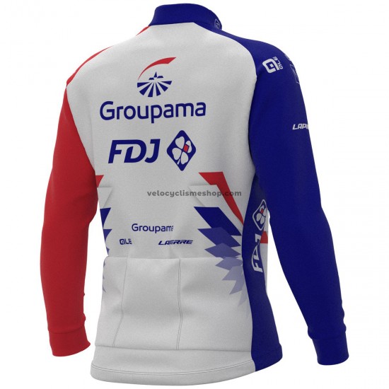 Maillot Cyclisme 2021 Groupama-FDJ Manches Longues M001