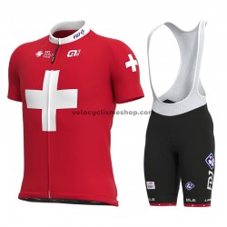 Tenue Maillot + Cuissard à Bretelles 2021 Groupama-FDJ M002