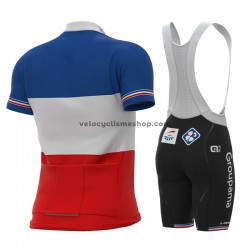 Tenue Maillot + Cuissard à Bretelles 2021 Groupama-FDJ M003