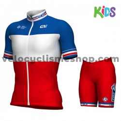 Tenue Maillot + Cuissard 2017 FDJ Enfant M003