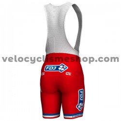 Tenue Maillot + Cuissard à Bretelles 2017 FDJ M002