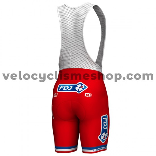 Tenue Maillot + Cuissard à Bretelles 2017 FDJ M002