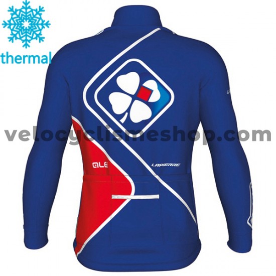 Maillot Cyclisme 2017 FDJ Hiver Thermal Fleece M002