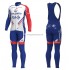 Tenue Maillot M/L + Collant à Bretelles 2018 FDJ M001