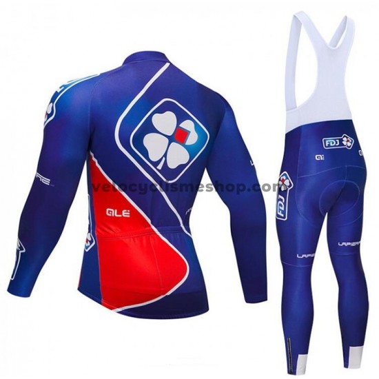 Tenue Maillot M/L + Collant à Bretelles 2018 FDJ M002