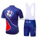 Tenue Maillot + Cuissard à Bretelles 2018 FDJ M002