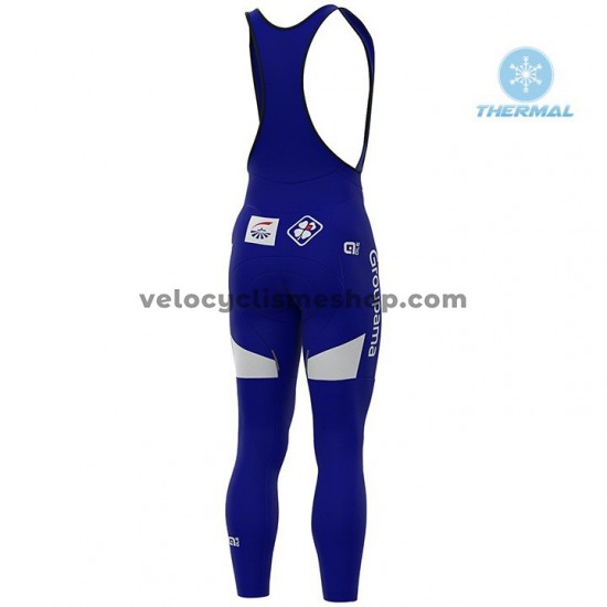 Tenue Maillot M/L + Collant à Bretelles 2020 Groupama–FDJ Hiver Thermal Fleece M001