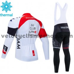 Tenue Maillot M/L + Collant à Bretelles 2020 IAM Cycling Hiver Thermal Fleece M001