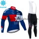 Tenue Maillot M/L + Collant à Bretelles 2020 IAM Cycling Hiver Thermal Fleece M002