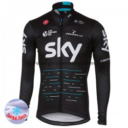 Maillot Cyclisme 2017 Team Sky Hiver Thermal Fleece M001