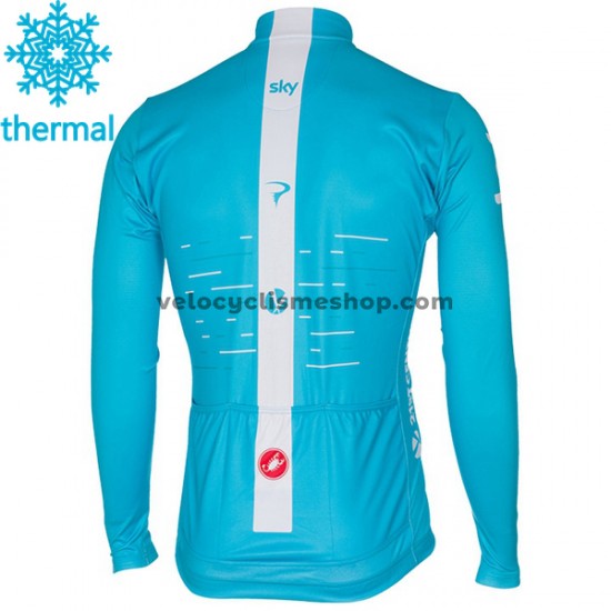 Maillot Cyclisme 2017 Team Sky Hiver Thermal Fleece M002