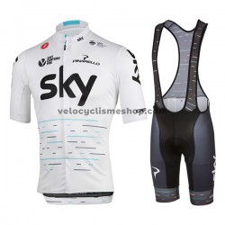 Tenue Maillot + Cuissard à Bretelles 2017 Team Sky M003