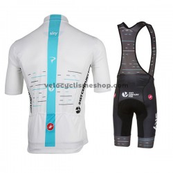 Tenue Maillot + Cuissard à Bretelles 2017 Team Sky M003
