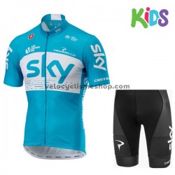 Tenue Maillot + Cuissard 2018 Team Sky Enfant M002