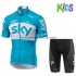 Tenue Maillot + Cuissard 2018 Team Sky Enfant M002