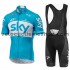 Tenue Maillot + Cuissard à Bretelles 2018 Team Sky M002