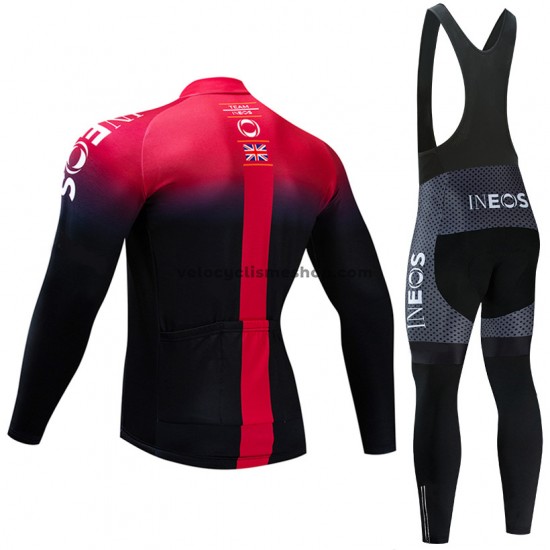 Tenue Maillot M/L + Collant à Bretelles 2019 TEAM INEOS M001