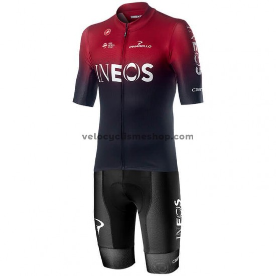 Tenue Maillot + Cuissard à Bretelles 2019 TEAM INEOS M001