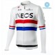 Maillot Cyclisme 2019 TEAM INEOS Hiver Thermal Fleece M001