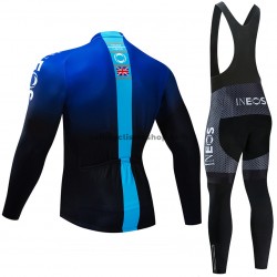 Tenue Maillot M/L + Collant à Bretelles 2019 TEAM INEOS M002