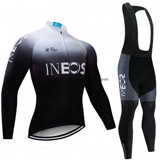 Tenue Maillot M/L + Collant à Bretelles 2019 TEAM INEOS M003