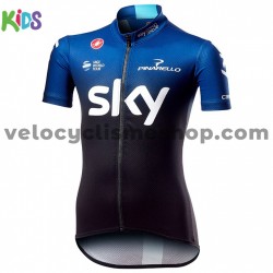 Maillot Cyclisme 2019 Team Sky Enfant M001