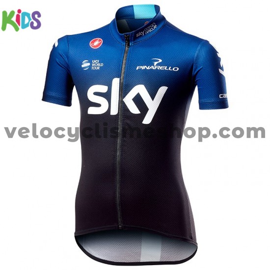 Maillot Cyclisme 2019 Team Sky Enfant M001