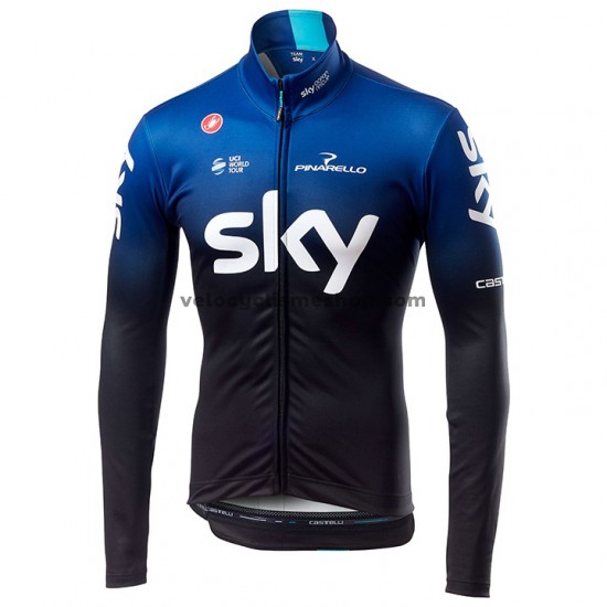 Maillot Cyclisme 2019 Team Sky Manches Longues M001