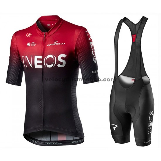 Tenue Maillot + Cuissard à Bretelles 2020 TEAM INEOS M001