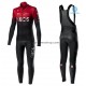 Tenue Maillot M/L + Collant à Bretelles 2020 TEAM INEOS Hiver Thermal Fleece M001