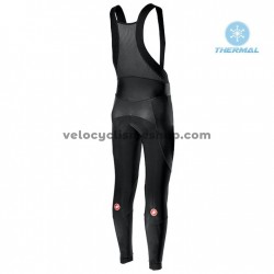 Tenue Maillot M/L + Collant à Bretelles 2020 TEAM INEOS Hiver Thermal Fleece M002