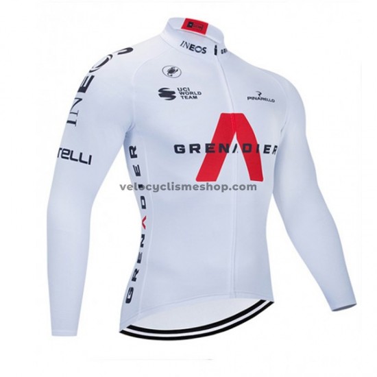 Maillot Cyclisme 2021 Ineos Grenadiers  Manches Longues M004