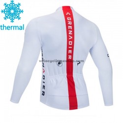 Maillot Cyclisme 2021 Ineos Grenadiers  Hiver Thermal Fleece M004