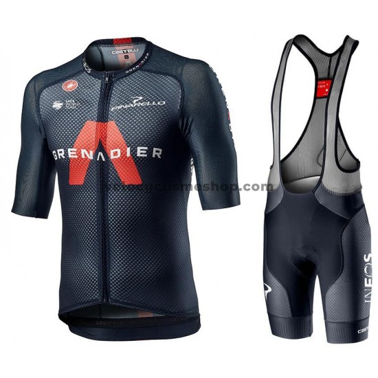 Tenue Maillot + Cuissard à Bretelles 2021 Ineos Grenadiers M001