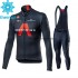 Tenue Maillot M/L + Collant à Bretelles 2021 Ineos Grenadiers Hiver Thermal Fleece M001