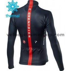 Maillot Cyclisme 2021 Ineos Grenadiers Hiver Thermal Fleece M001